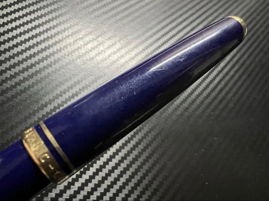 美品 モンブラン ジェネレーション 万年筆 ネイビー M