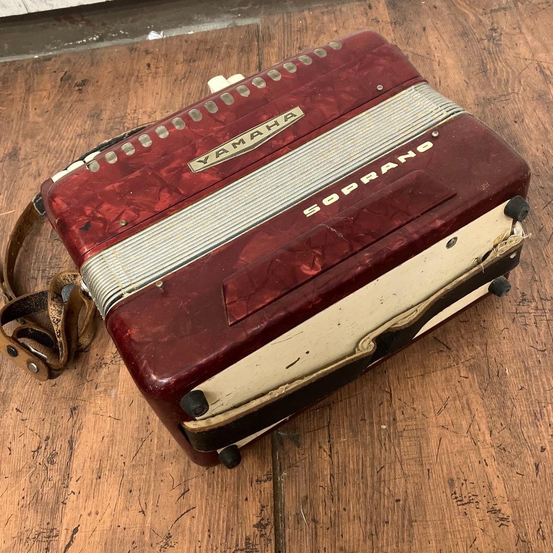B-壁 YAMAHA ヤマハ アコーディオン 鍵盤楽器 楽器 ヴィンテージ楽器