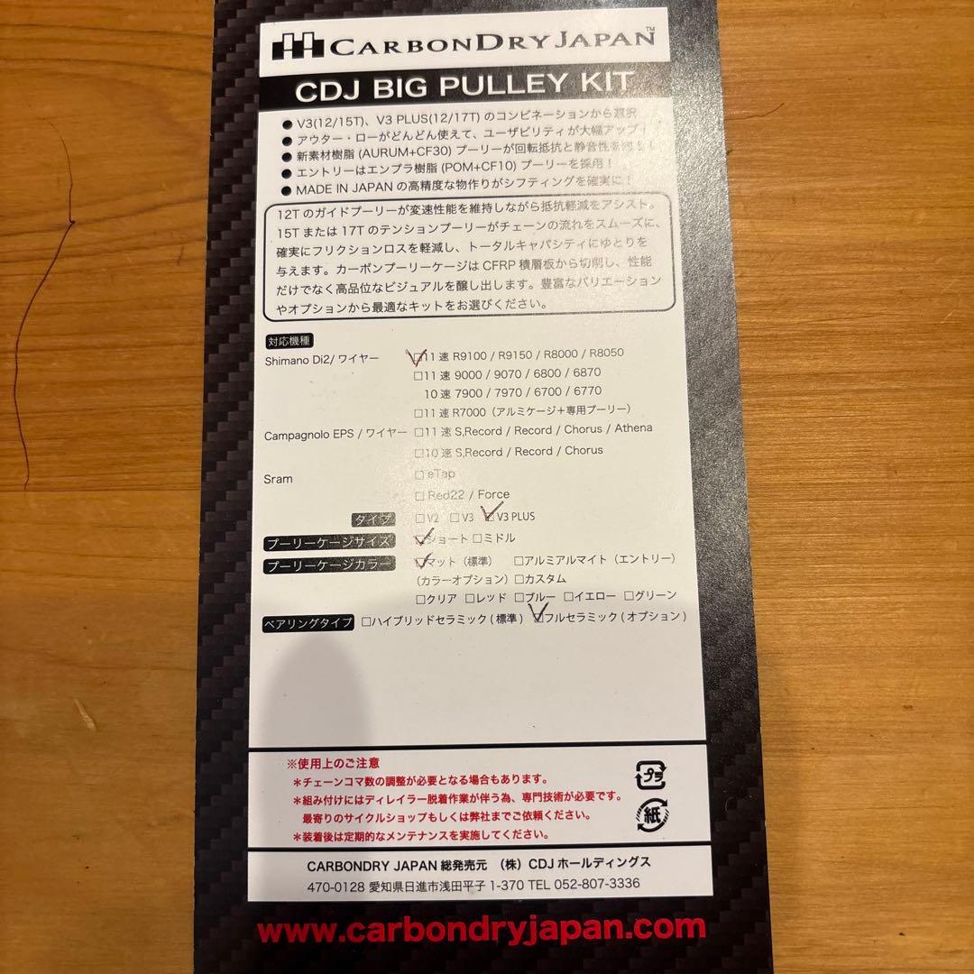 CarbonDry カーボンドライジャパンビックプーリー