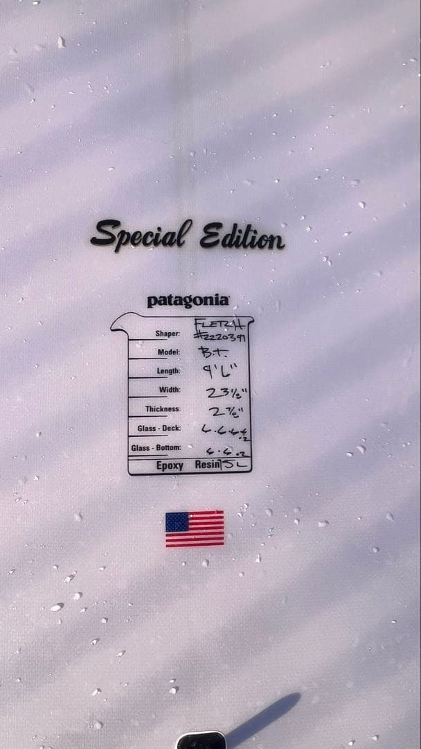パタゴニアフレッチャーシュイナード FC ロングボード