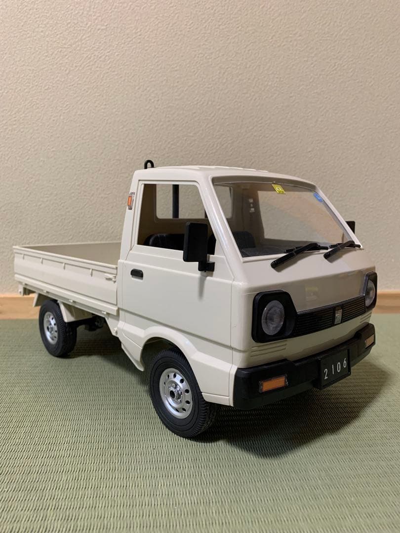 軽トラック　スズキ　キャリィ風　WPL ドリフト　2WD D12 1/10 丸目