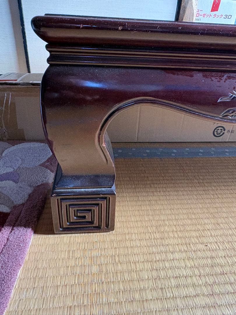 アンティーク 木製座卓 テーブル