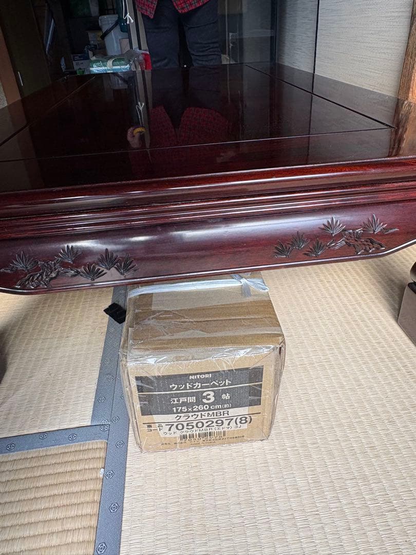 アンティーク 木製座卓 テーブル