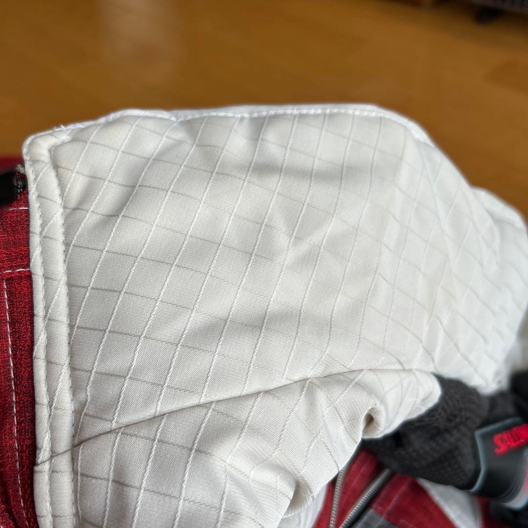 Salomon スキーウェア 赤/白/グレー