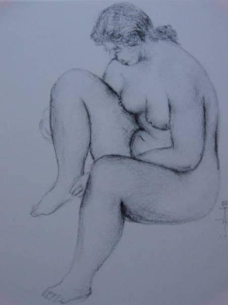 山本豊市、思う、希少・大判画集画、新品高級額、額装付、状態良好、油彩 人物