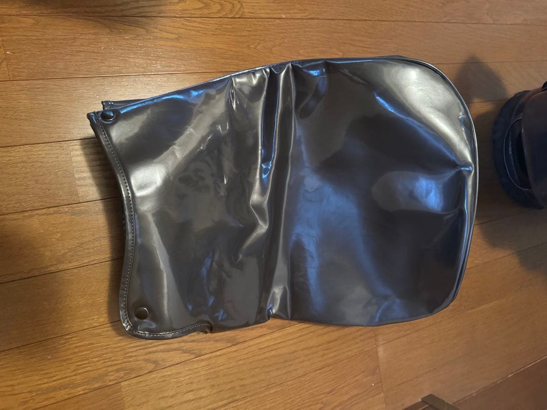 さやST ANDREWS グレー エナメルキャディバッグ　中古