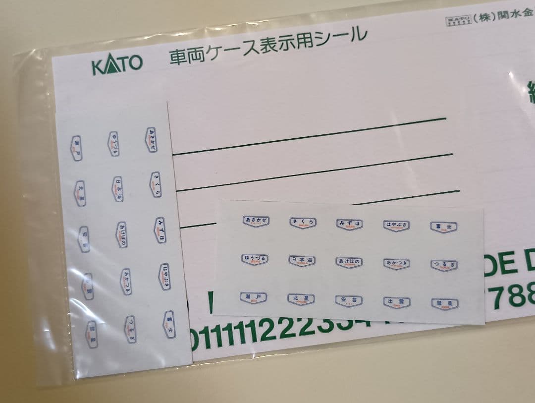 KATO EF58 客車セット