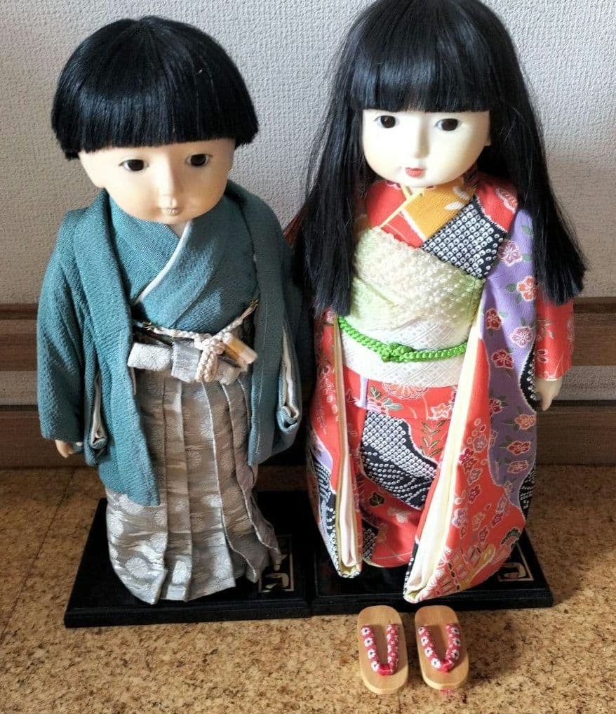 レア　昭和レトロ　市松人形 セイコちゃん　セイタローくん　鈴乃屋×セキグチコラボ