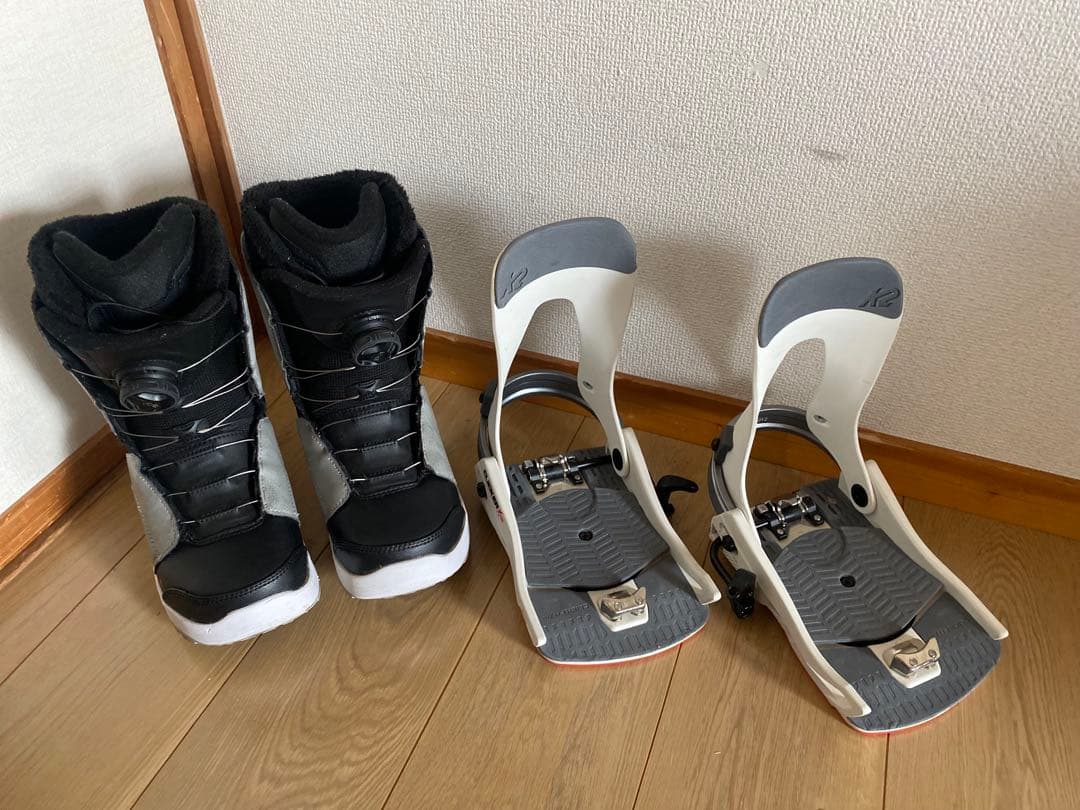 美品！K2 CLICKER ステップイン ブーツ/ビンディング 2点セット