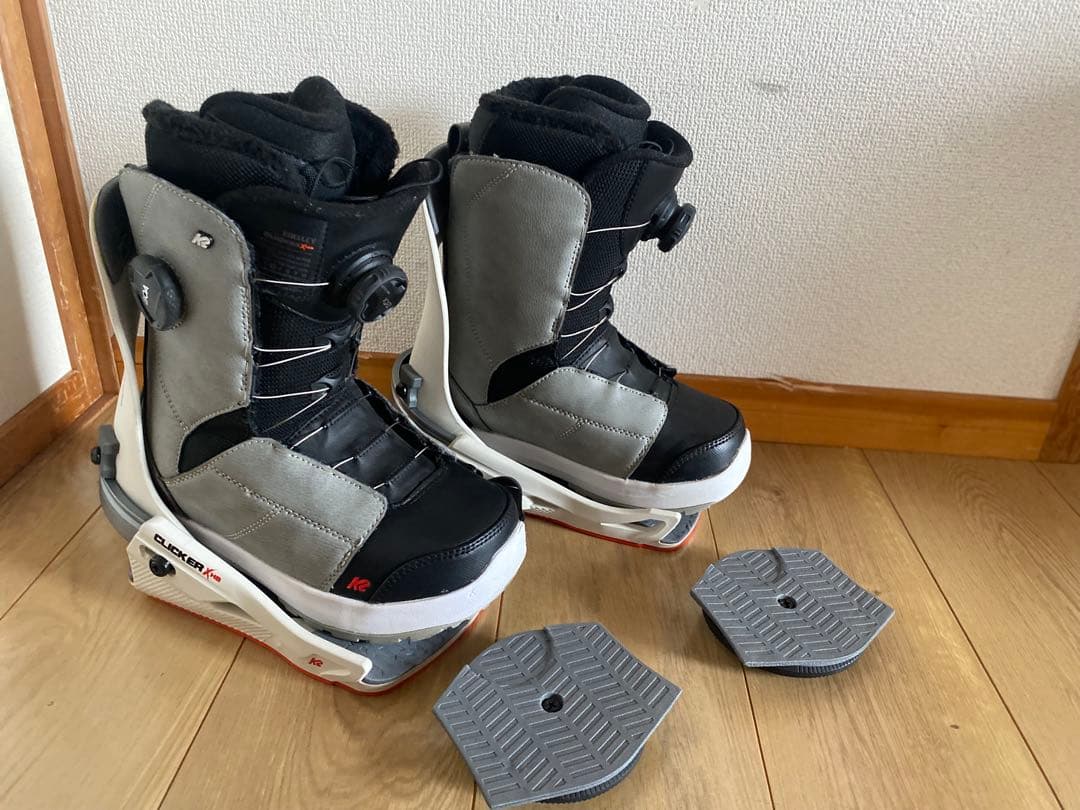 美品！K2 CLICKER ステップイン ブーツ/ビンディング 2点セット