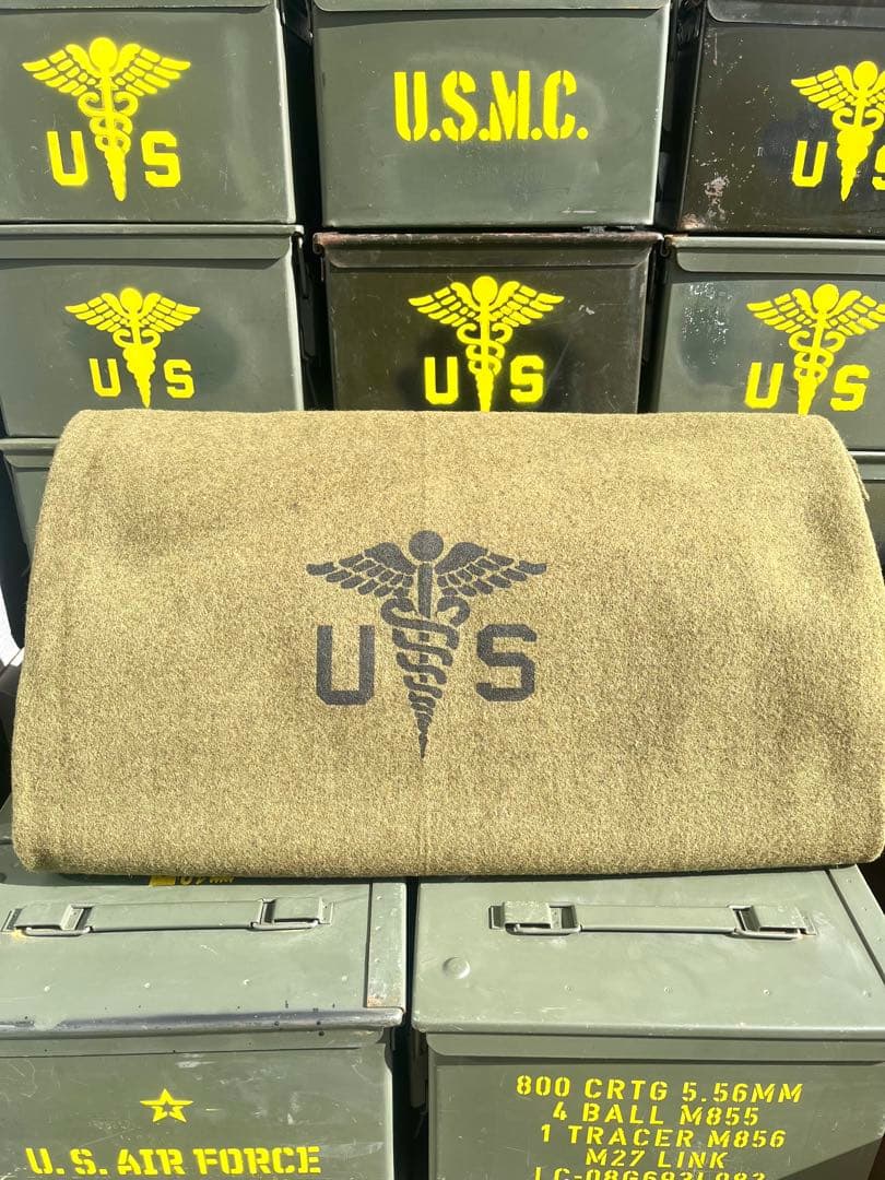 米軍放出未使用品 レア品 US-ARMY MEDICAL 米国製 ブランケット
