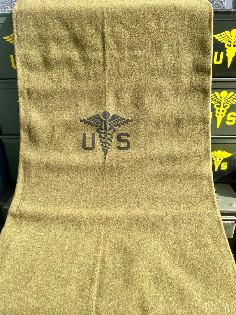 米軍放出未使用品 レア品 US-ARMY MEDICAL 米国製 ブランケット
