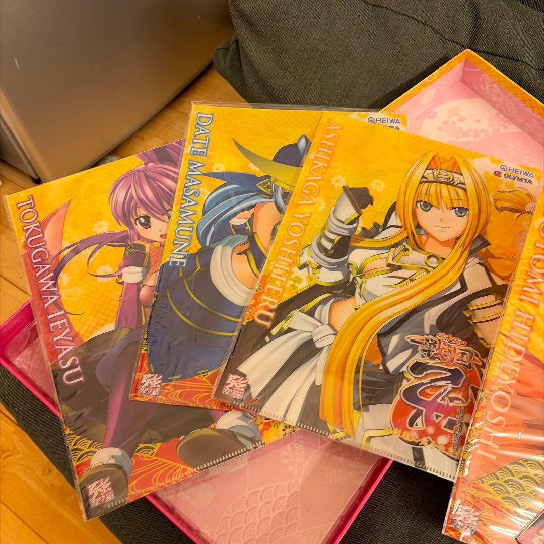 非売品レア　HEIWA パチスロ 戦国乙女　キャラクターステーショナリーセット