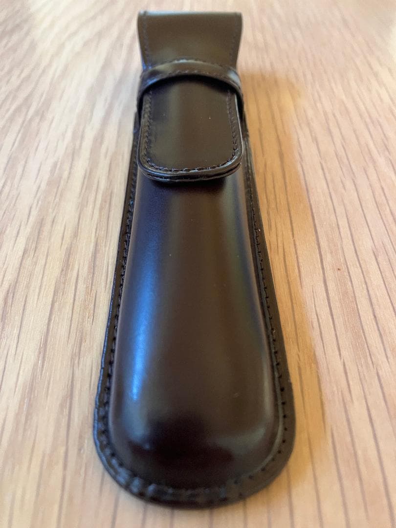 TRIM コードバン 1本挿し ペンケース 肉盛りタイプ チョコ