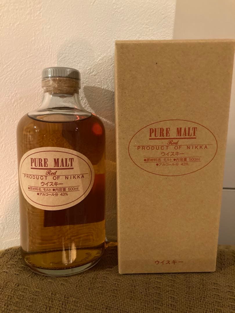 ニッカ　ピュアモルト　ブラック　レッド　2本　宮城峡蒸溜所限定販売　送料無料