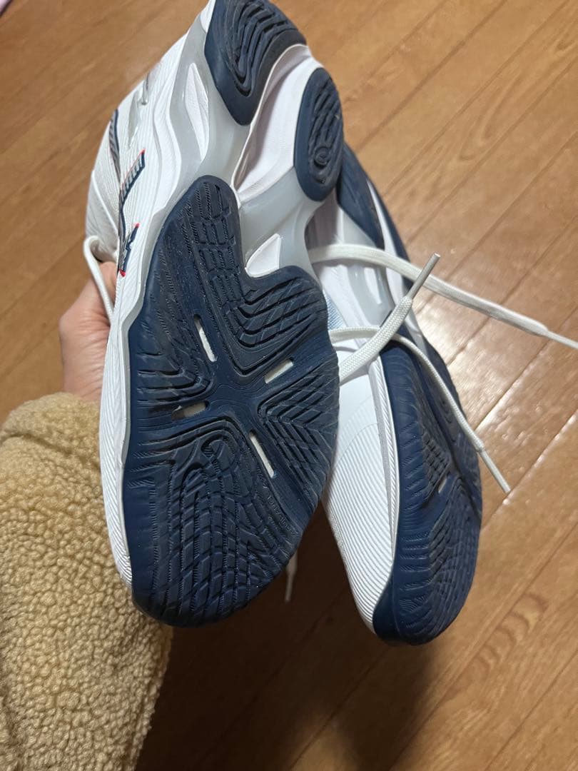 【asics】アシックス バレーボールシューズ 25.5 ミドルカット 兼用