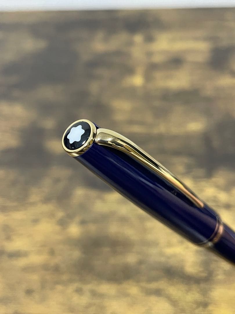 試筆のみ　ジェネレーション　ネイビー　万年筆　14k　中細字　純正ペンケース付
