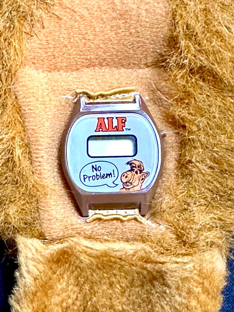 [希少]ALF 腕時計 Nelsonic社 ヴィンテージ アルフ　ぬいぐるみ