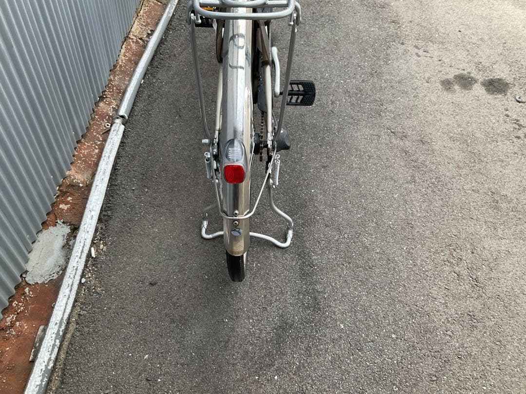 パナソニック最新機種電動アシスト自転車vivi26インチシルバーアルミボディー