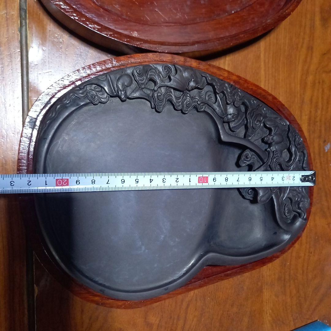 中国　硯　　書道　水墨画　　古物　希少　大きめ