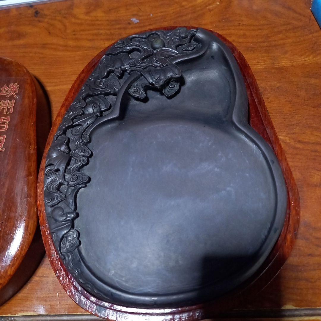 中国　硯　　書道　水墨画　　古物　希少　大きめ