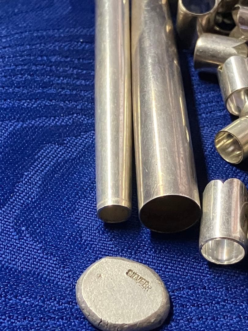 亀*人様 銀塊　シルバー９２５　100g 銀キャップ　万年筆の部品