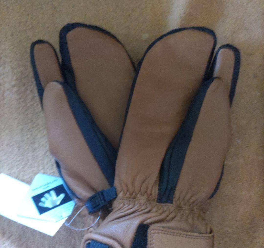 新品タグ付き保管品 OGASAK オガサカ 3フィンガーミトングラブ サイズO