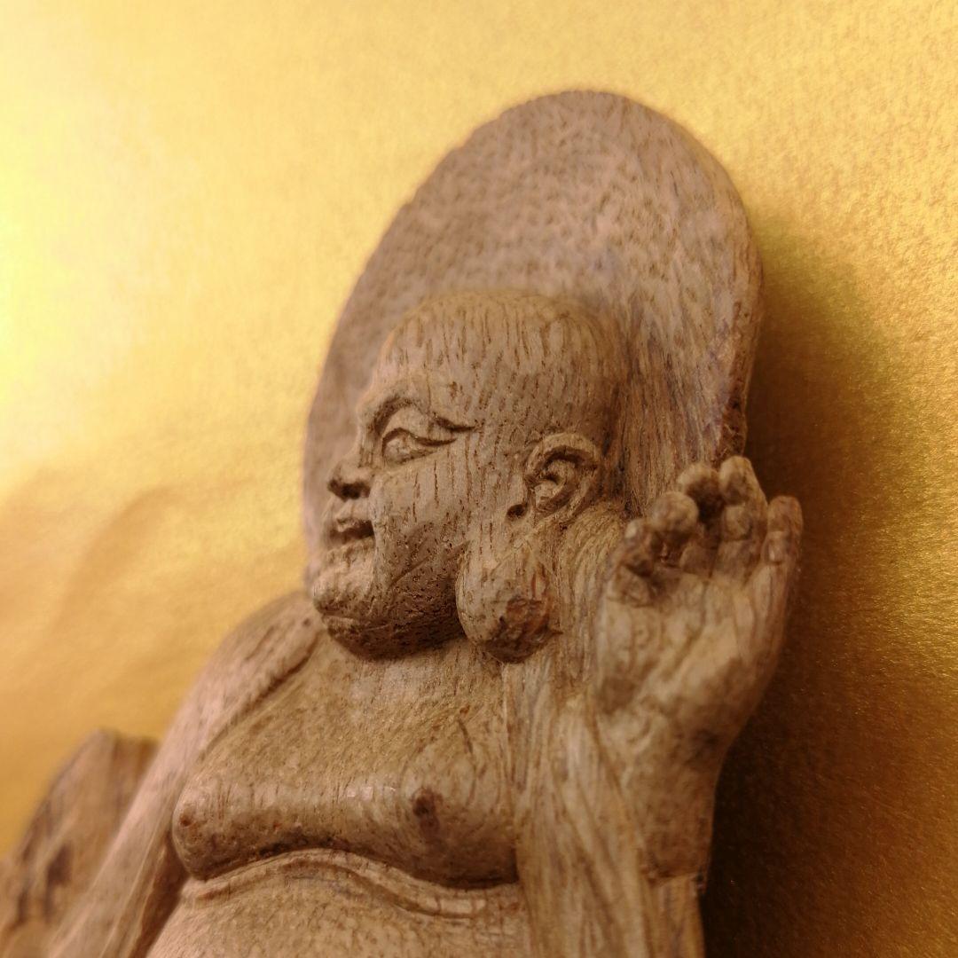 沈香持珠弥勒佛立像(整理番号:AJ16)