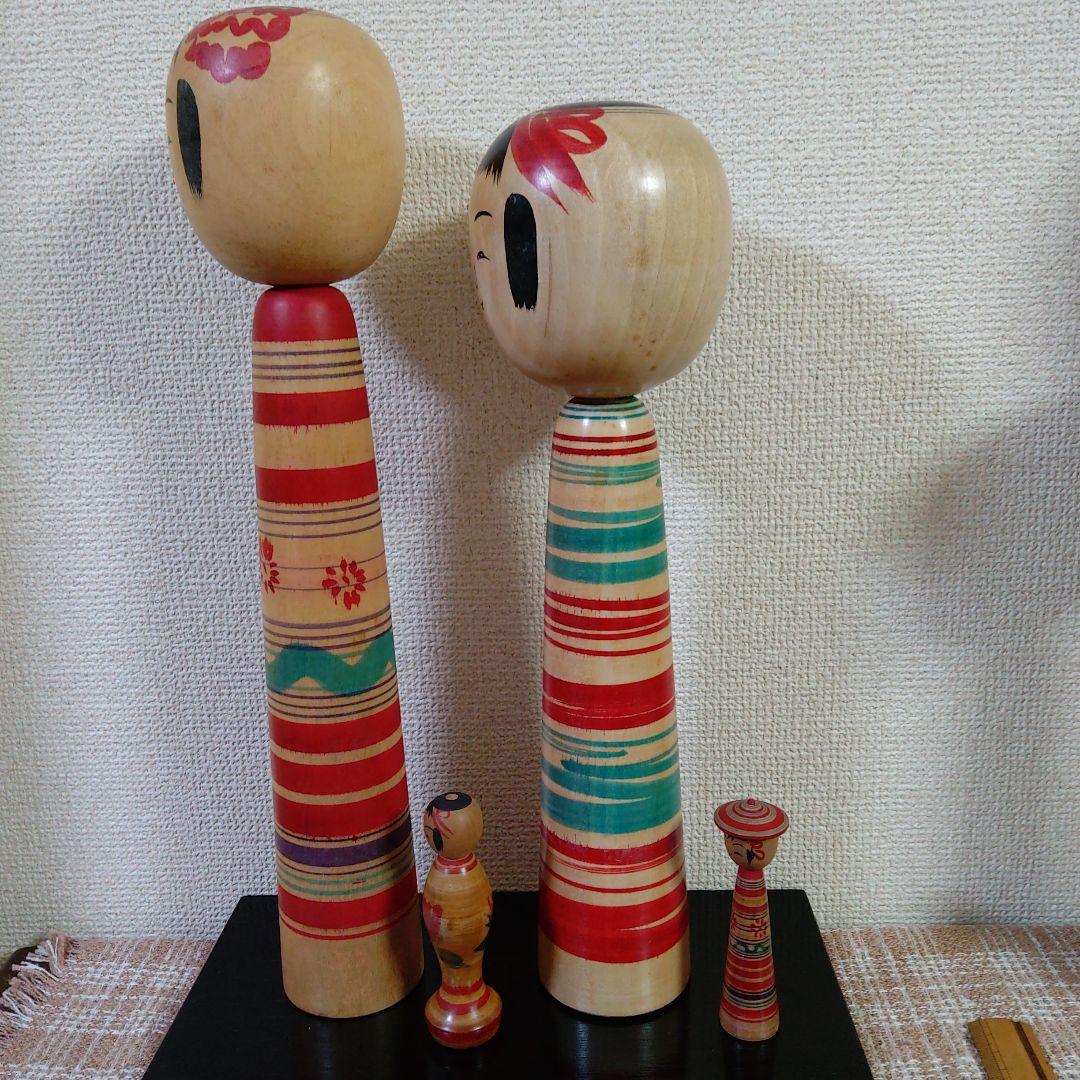伝統こけし 土湯系 チビタン付き 特別set