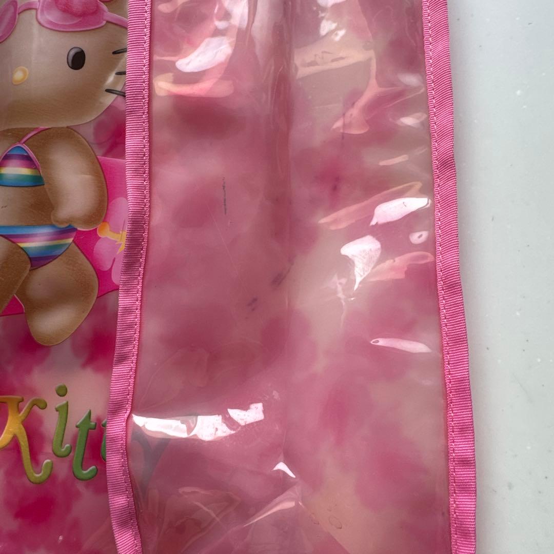 ハローキティ 日焼けキティ プールバッグ　ビニールバッグ レトロ