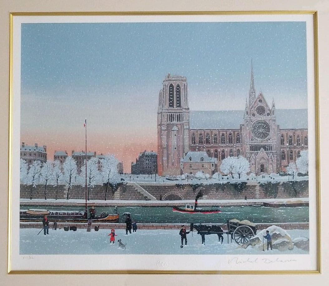 値下げしました　ミッシェルドラクロワ　ノートルダムオブパリオンザスノー