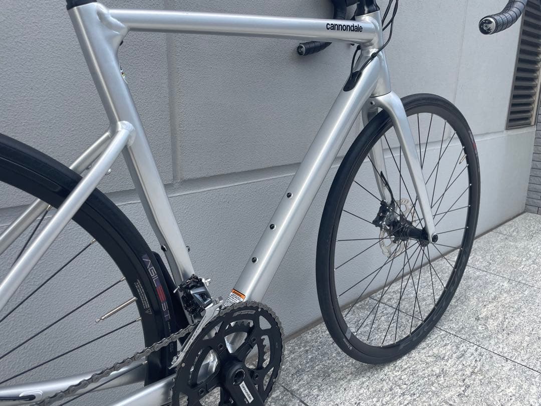 CANNONDALE CAAD13 54 シルバー　SHIMANOアダプター付き