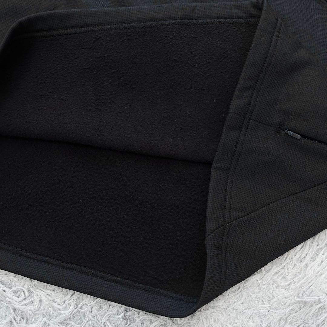 新品　PGG パーリーゲイツ　スウェット　裏起毛　ブラック　モックネック　4