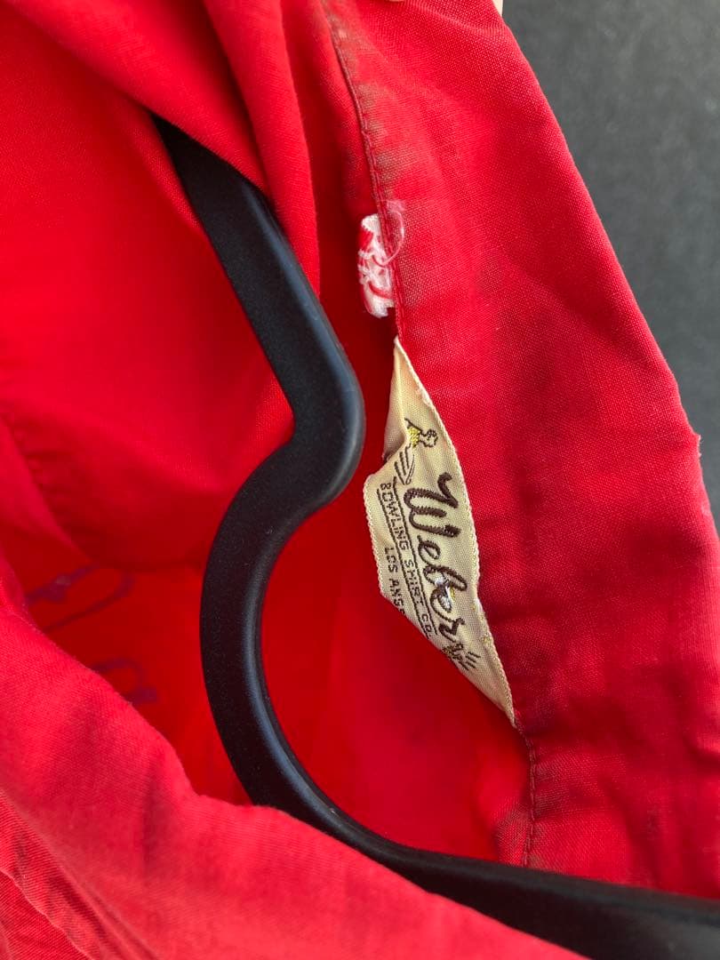ボーリングシャツ　40s 50s weber ボウリングシャツ