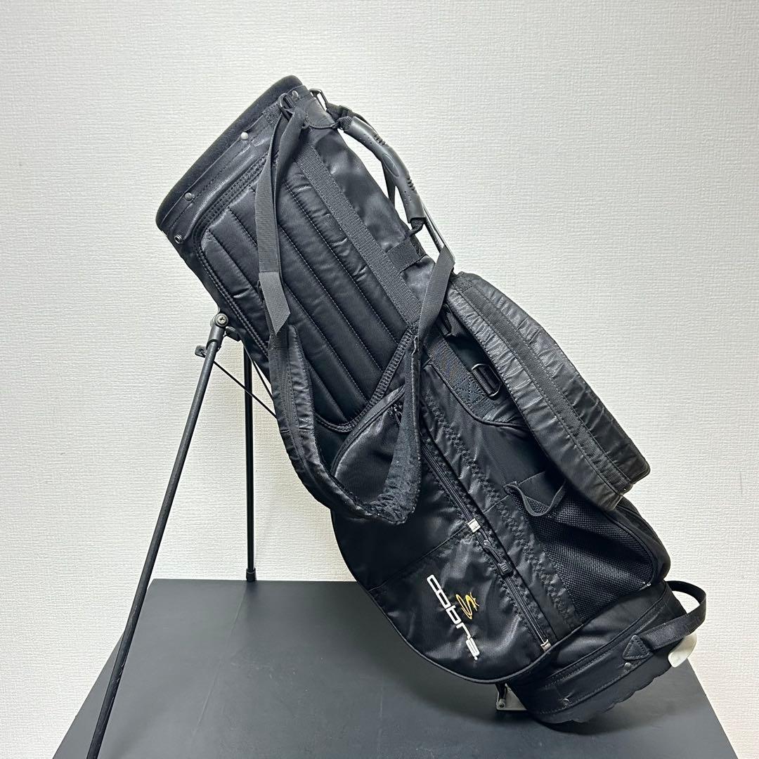 コブラ 超軽量 スタンドキャディバッグ 黒 フード付