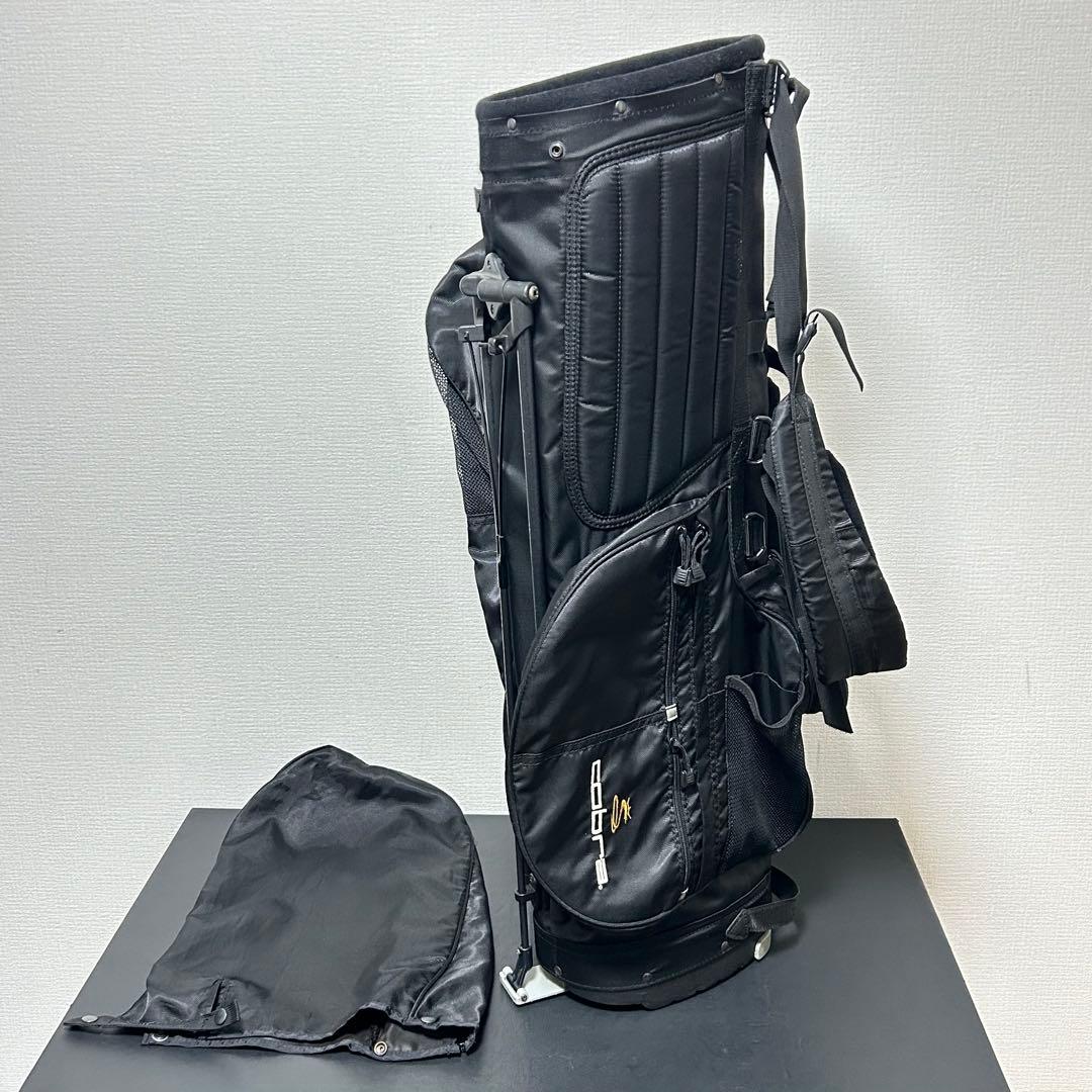 コブラ 超軽量 スタンドキャディバッグ 黒 フード付