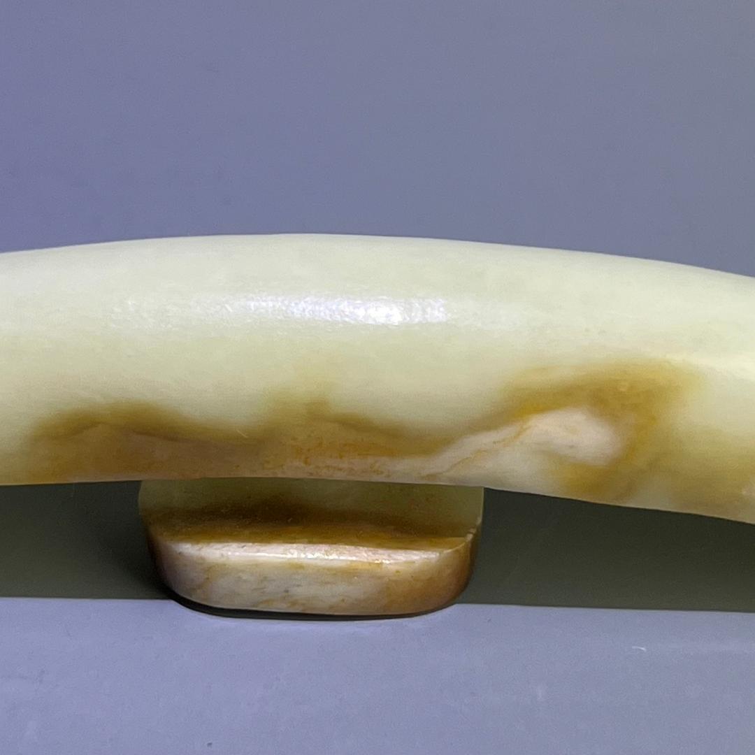 白玉龍帯鉤 清代 和田玉 古玉 古玉擺件 中国古玩 中国美術 唐物骨董 A912