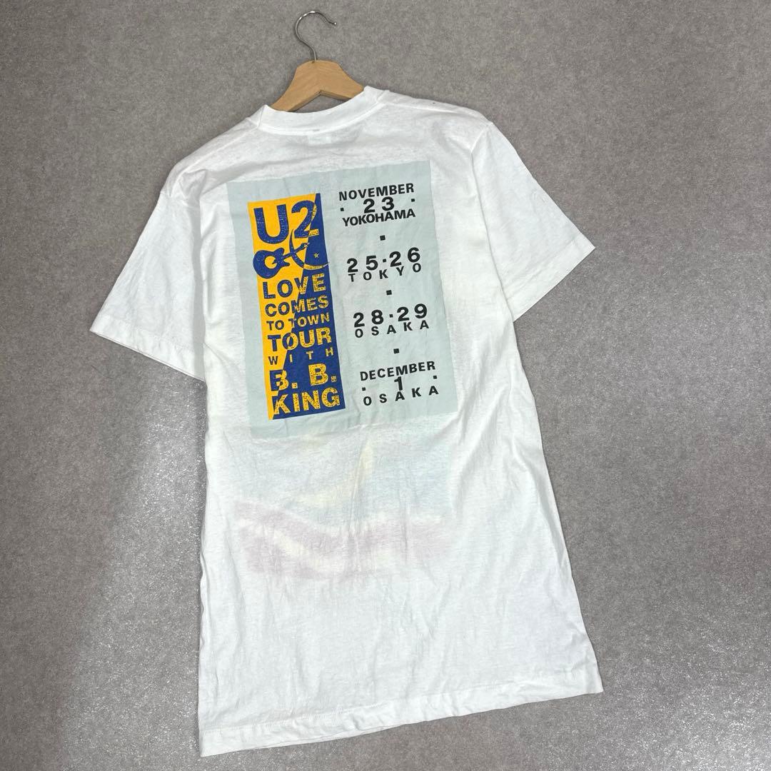 希少 U2 ヴィンテージ バンドTシャツ LOVE COMES TO TOWN