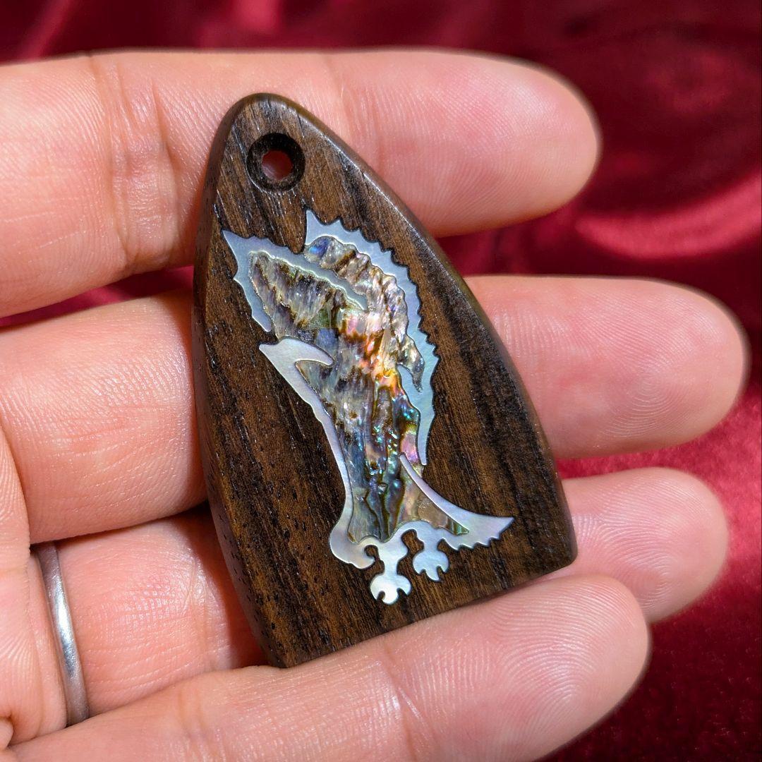 PRS　ローズ製　フレームドイーグル トラスロッドカバー　RENSUOIM