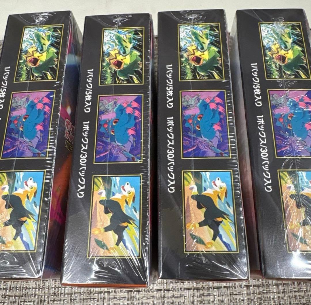 ポケモンカード インフェルノX 新品未開封 シュリンク付き 4BOX