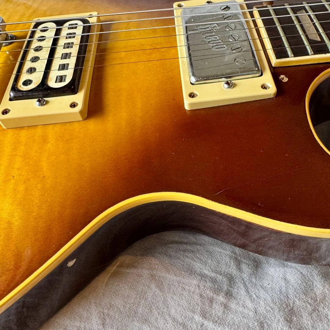 【希少】グレコレスポールEG420 フレイム杢 チェリーサンバースト1972年製