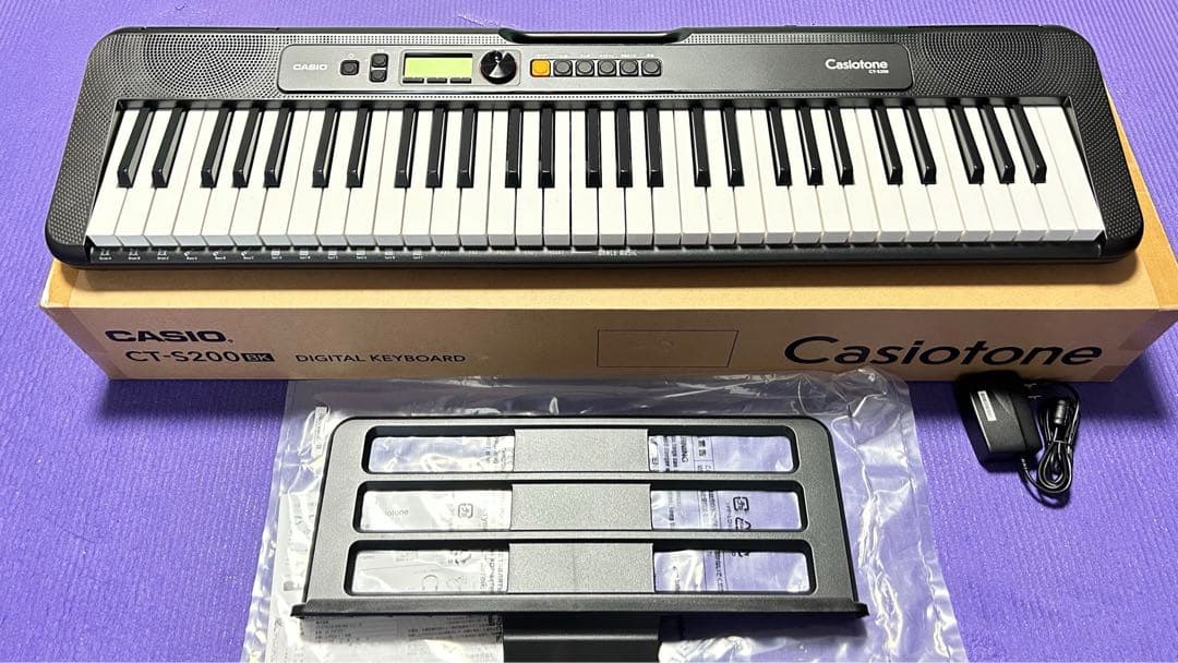 CASIO 電子キーボード Casiotone CT-S200 BK 61鍵