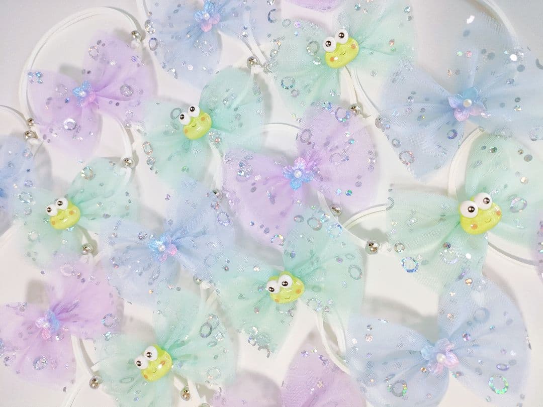 業務用フェルトトリミングチョーカー　リボン　10月　ハロウィン　ペットサロン