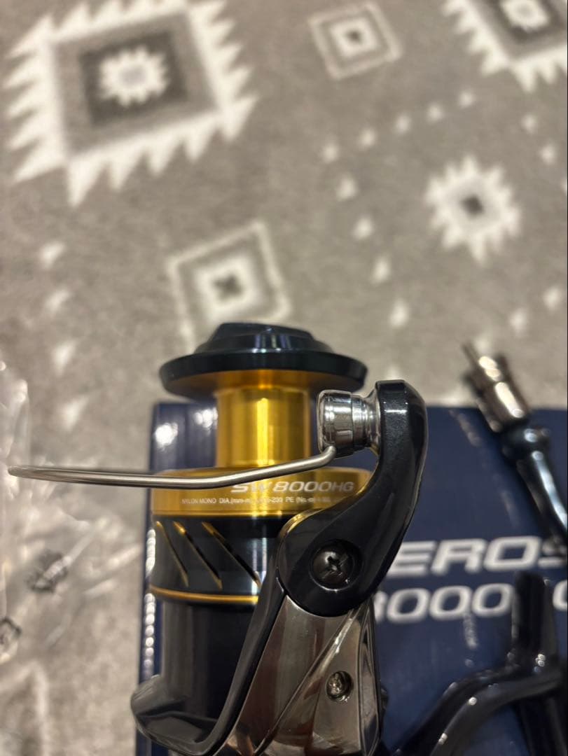 SHIMANO スピニングリール スフェロス　SW 8000HG