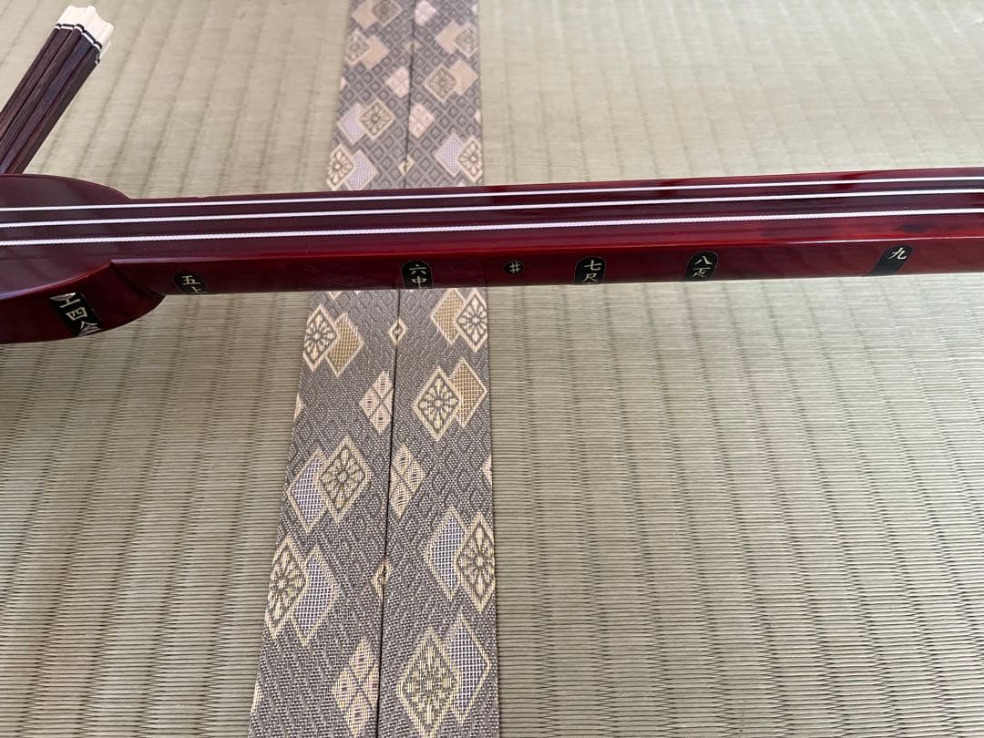 三線本体 ケース ストラップ 爪 予備弦 教本付き