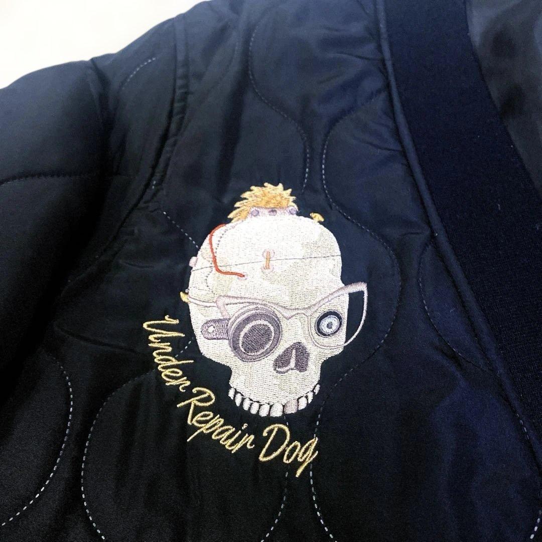 【完売品】世田谷ベース アンダーリペアドッグ キルティング ジャケット　黒　XL