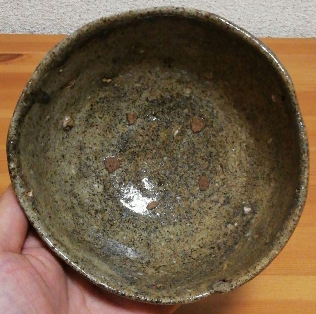 上口愚朗作　上野山窯　茶碗　共箱　茶道具