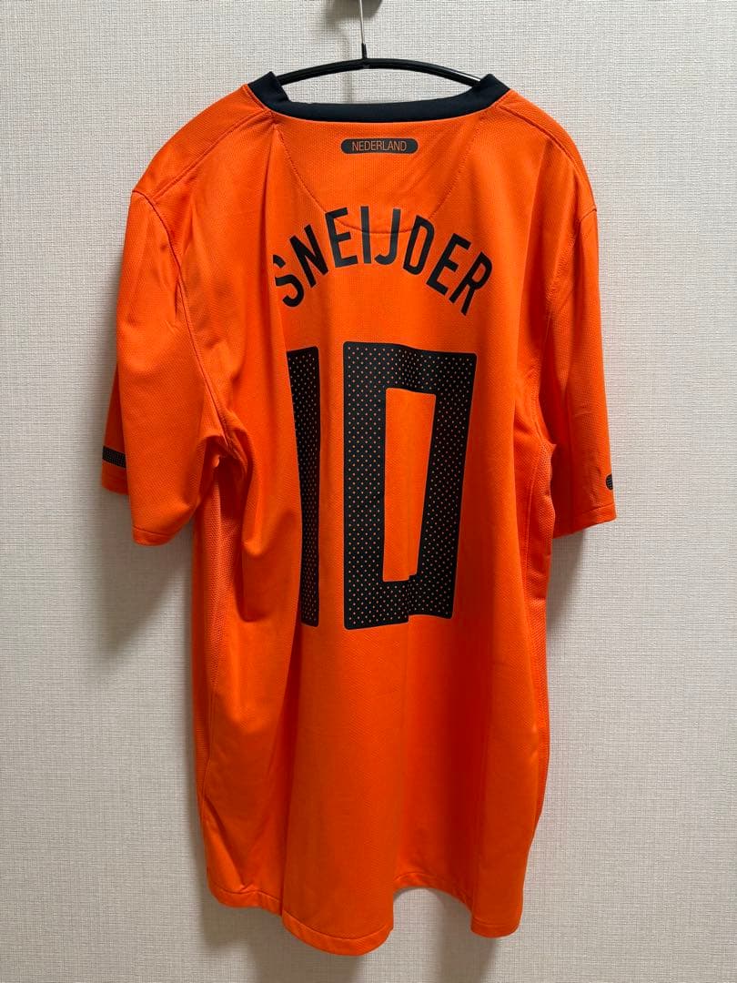 2010南アフリカＷ杯オランダ代表ユニフォーム　スナイデルＬサイズ