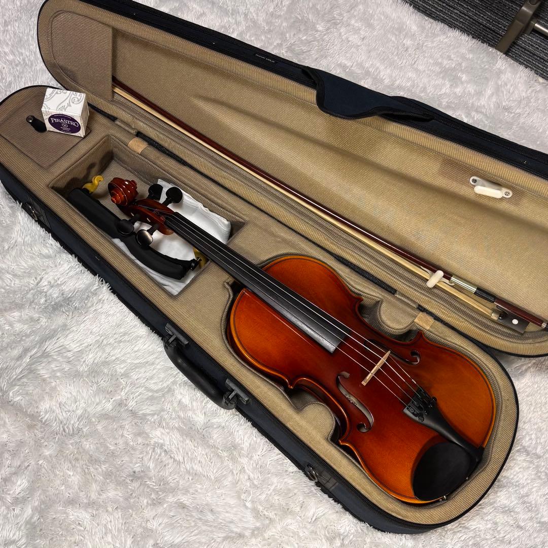 SUZUKI バイオリンNo.210 4/4 2017年 超美品　ニャンコ