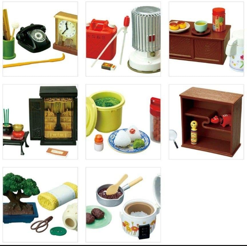 リーメント/じいちゃんばあちゃん家/全8種コンプリートBOX/ぷちサンプル